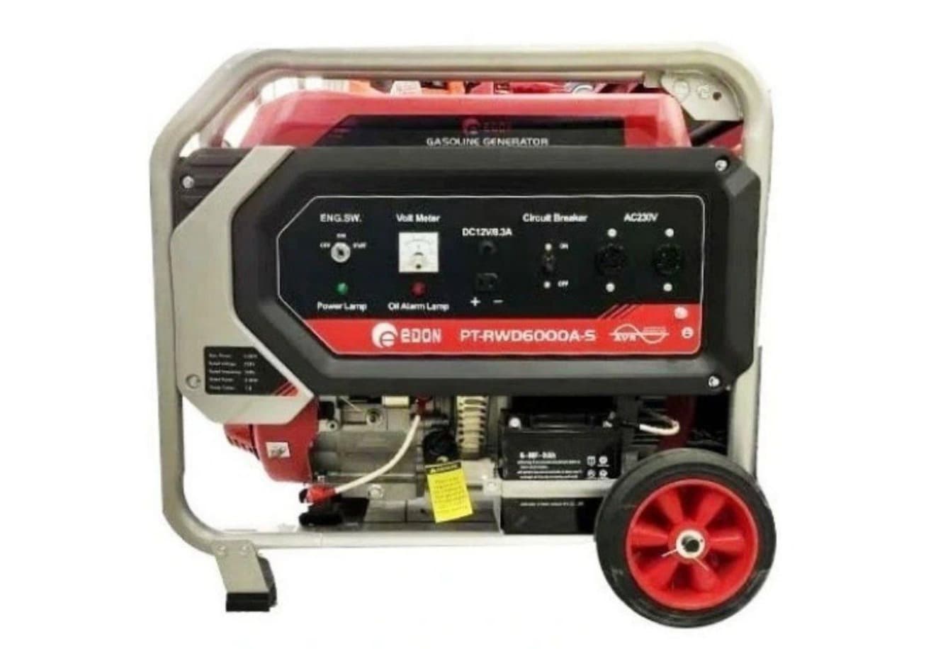 موتور برق 6 کیلو وات واقعی تمام مس استارتی ادون edon مدل RWD6000A-S