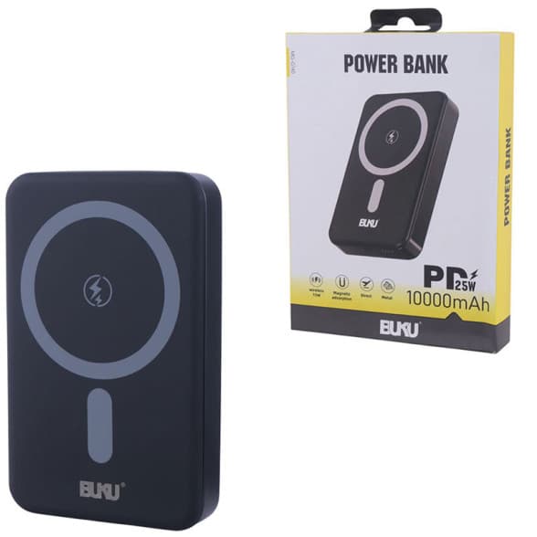 پاوربانک بی سیم BUKU ظرفیت 10000 فست شارژ 18W مدل MG-G140 PD