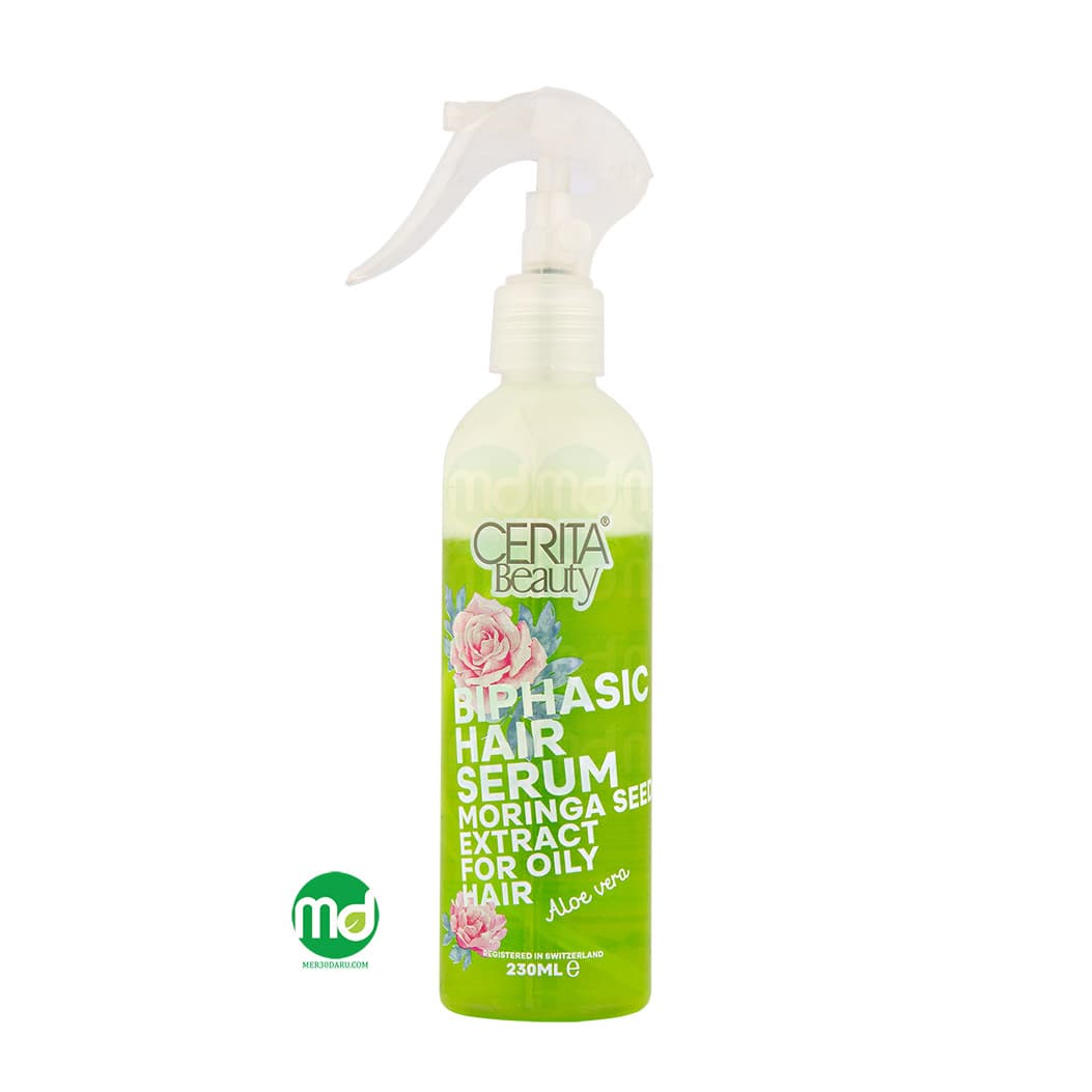 سرم دوفاز موی چرب سریتا حاوی عصاره مورینگا 230ml