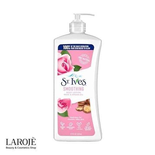 لوسیون بدن ضد چروک سنت ایوز St Ives حاوی گل رز و روغن آرگان