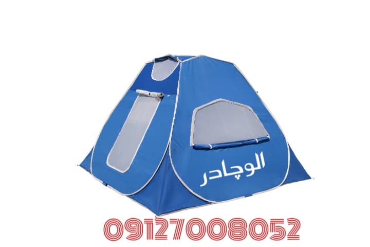 چادر مسافرتی 8 نفره مدل اسکلتی 2 درب و 2 پنجره (طراحی جدید))