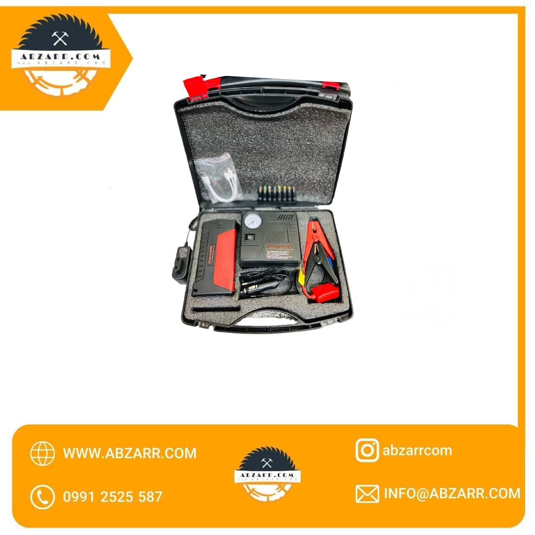 پاوربانک و جامپ استارتر 600 آمپر خودرو پلیسی TM15 HIGH POWER (( اقساط یک ساله ))