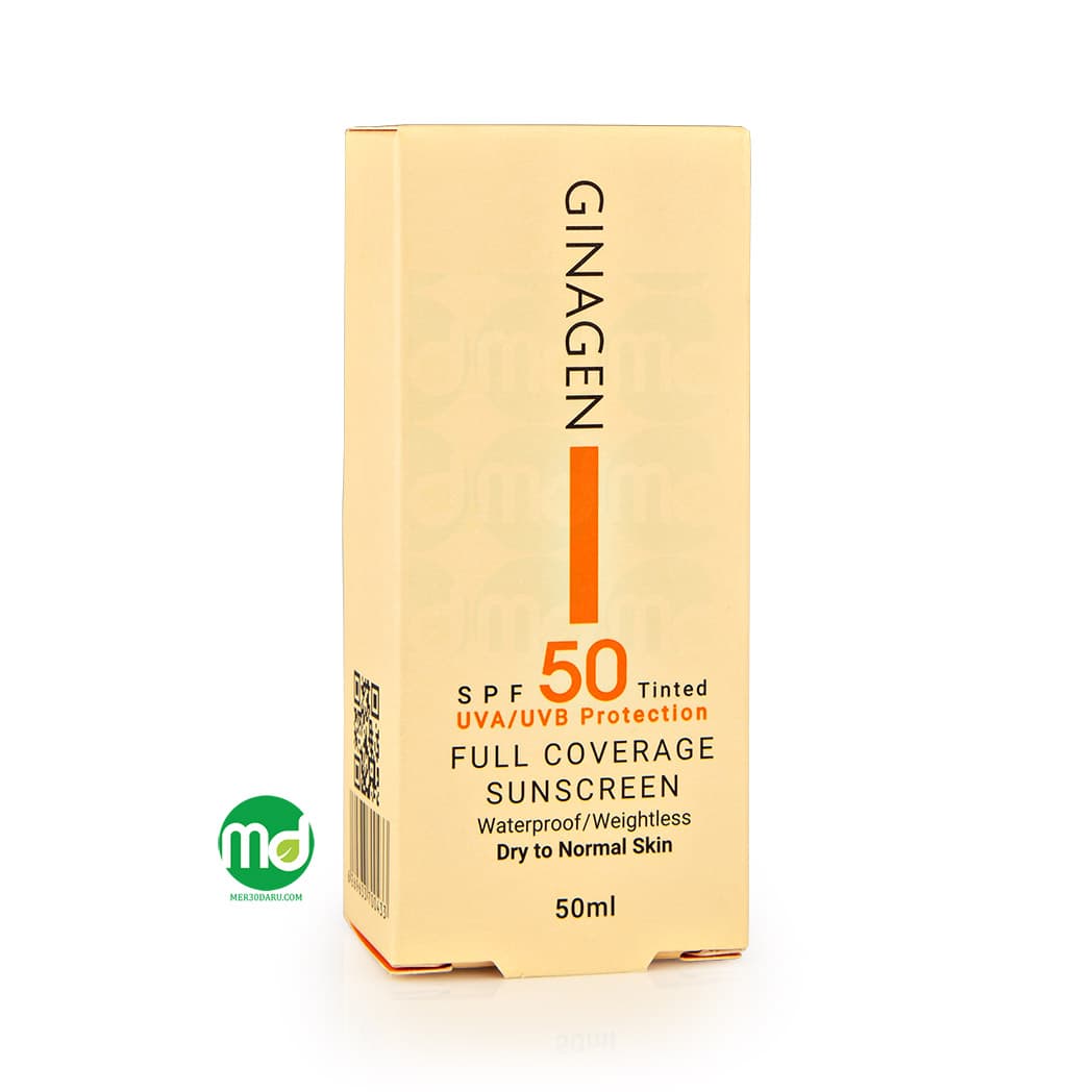 کرم ضد آفتاب ژیناژن برای پوست خشک و نرمال SPF 50