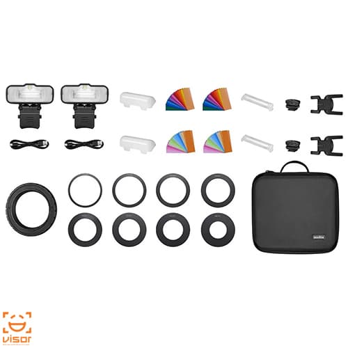 کیت فلاش ماکرو گودکس Godox MF12 K2 Macro Flash 2-Light Kit
