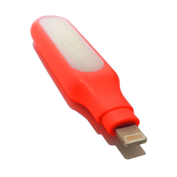 چراغ LED قابل حمل با درگاه Lightning – نارنجی