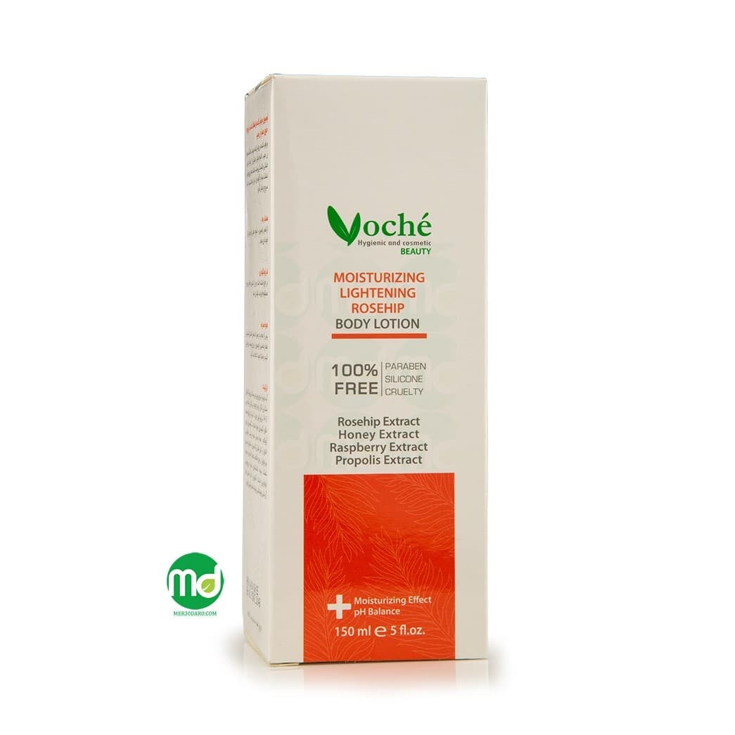 لوسیون مرطوب کننده بدن وچه با خاصیت شفاف کننده پوست 150ml