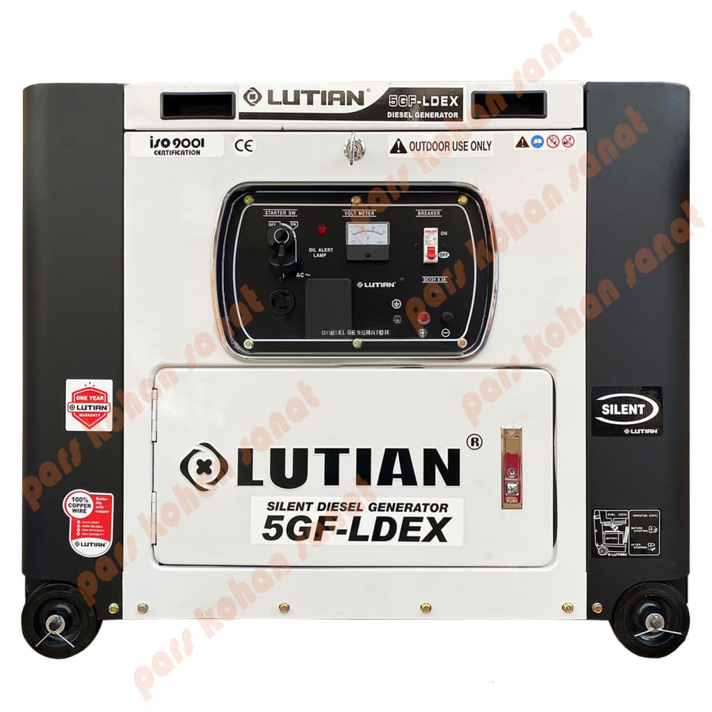 موتوربرق سایلنت 5.5کیلو وات لوتین مدل 5GF-LDEX
