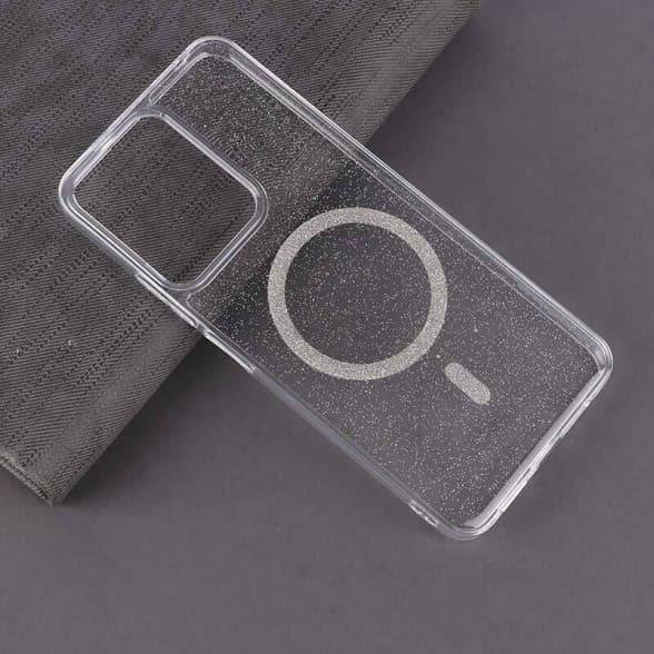 قاب شفاف اکلیلی Xiaomi Redmi Note 12 4G طرح مگ سیف
