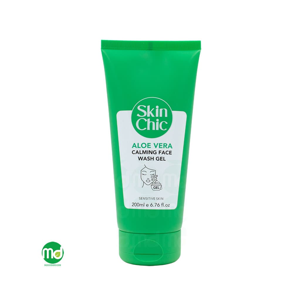 ژل شستشو صورت آلوئه ورا اسکین شیک پوست حساس 200ml
