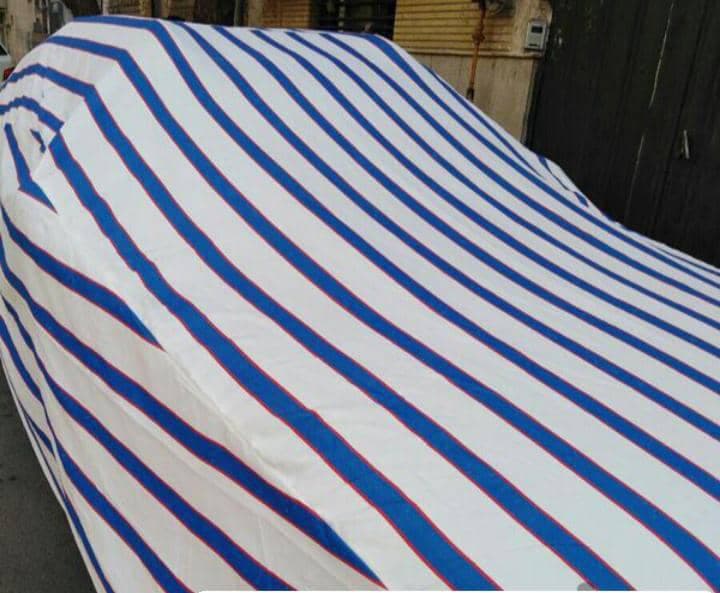 چادر ماشین برزنتی نخی ضخیم مقاوم به آفتاب مرسدس بنز C 350 ( سی 350)