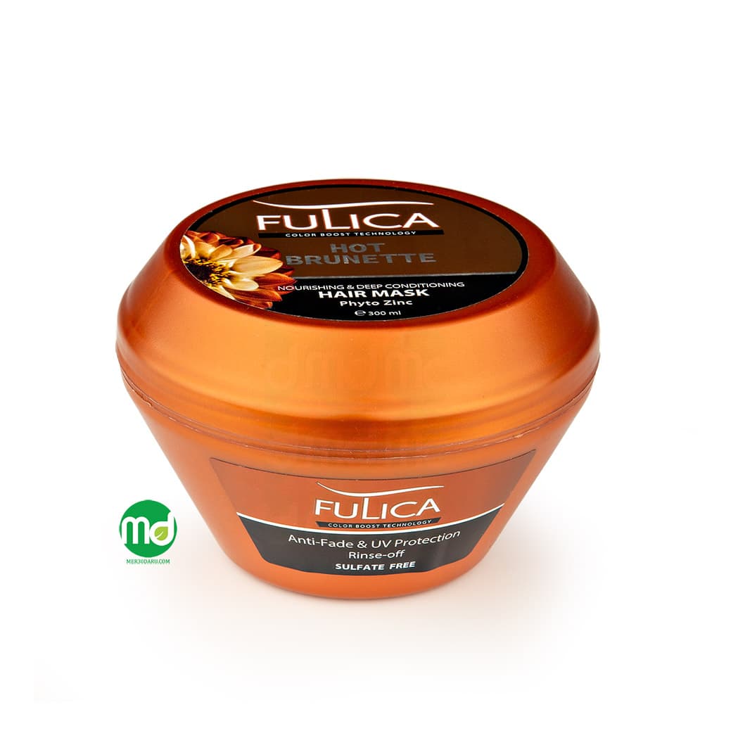 ماسک مو تقویت کننده فولیکا برای موهای قهوه ای و نیاز آبکشی 300ml