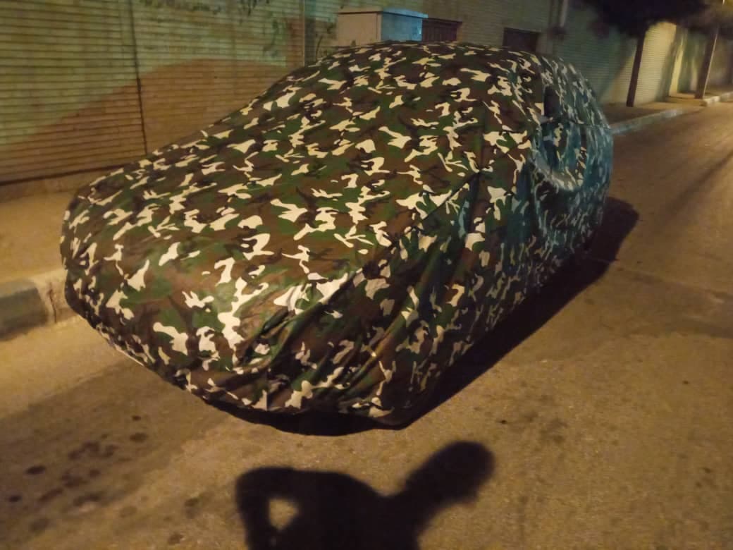 چادر ماشین تفلون ارتشی مخصوص پژو 2008 (چهار فصل ، ضد آب و مقاوم به آفتاب)