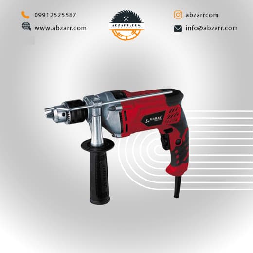 دریل چکشی ۱۳ میلیمتر نیم گیربکسی دور متغیر محک مدل DM-13/850S (( اقساط یک ساله ))