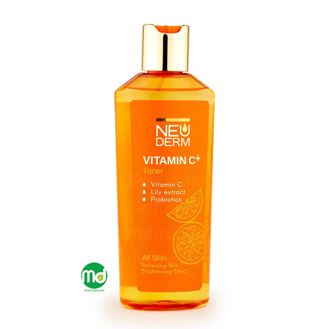 تونر پاک کننده ویتامین سی نئودرم برای پوست خشک و نرمال 200ml