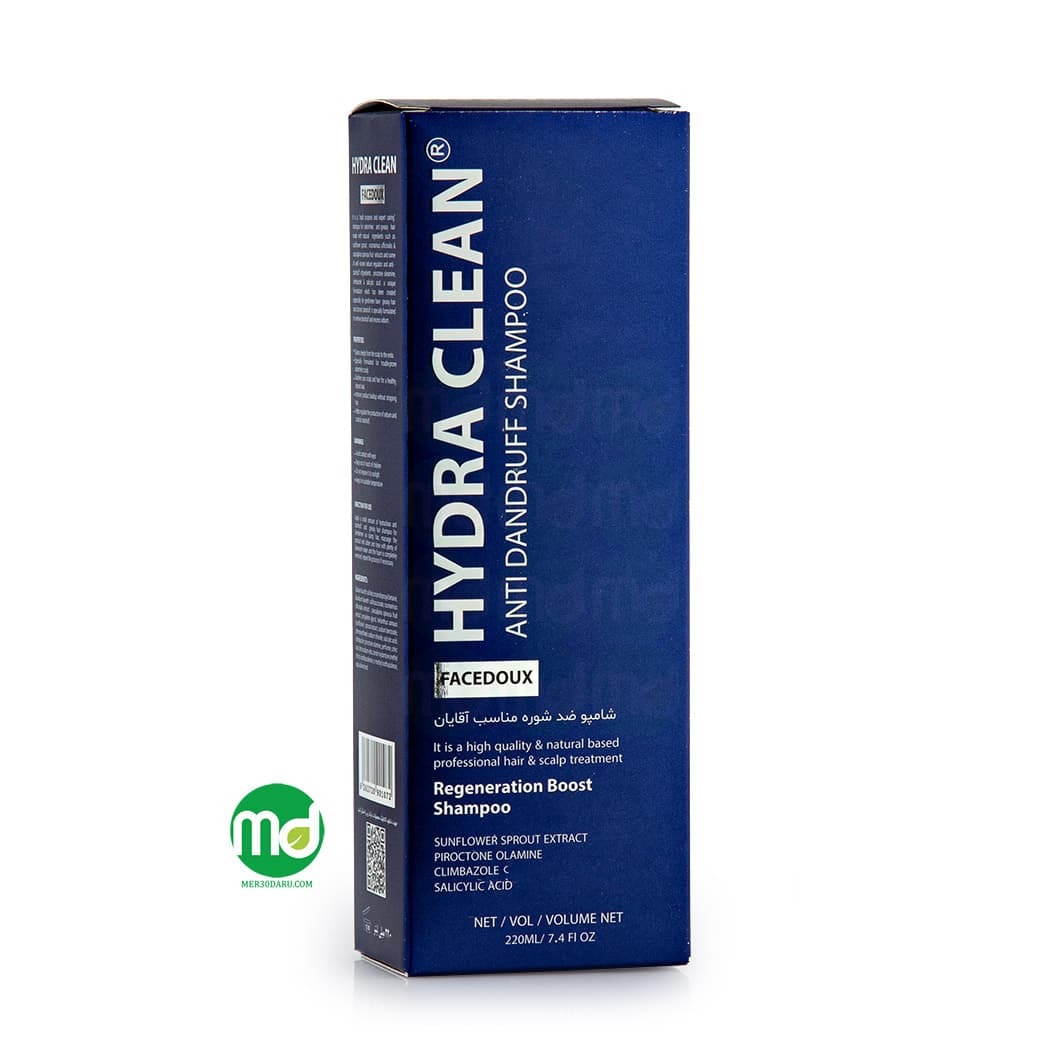 شامپو ضد شوره مو مردانه Anti Dandruff هیدرا کلین Hydra Clean حجم 220ml