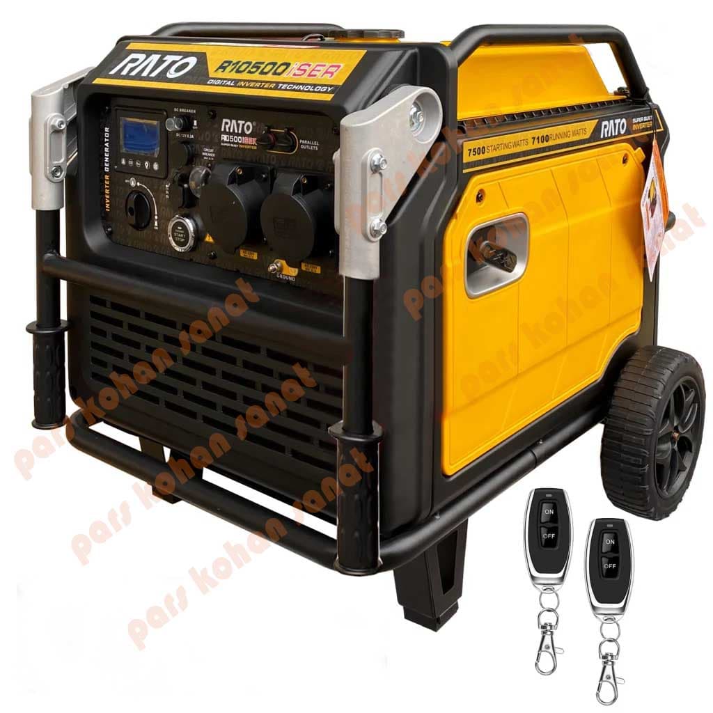 موتور برق راتو 7.5 کیلووات سایلنت مدل R10500iSER ریموت استارت