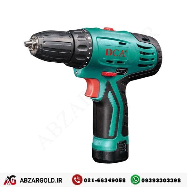 دریل پیچ گوشتی شارژی 12 ولت لیتیوم دی سی ای مدل ADJZ 10-10