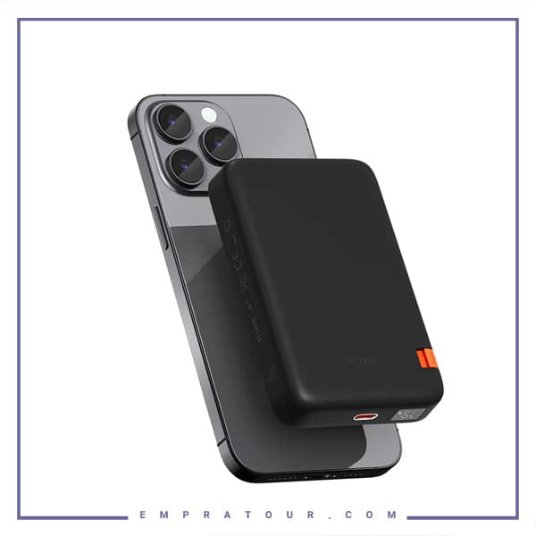 پاوربانک وایرلس مگنتی 10000 مک دودو Mcdodo Built-in Magnetic Wireless 20W Power Bank MC-510