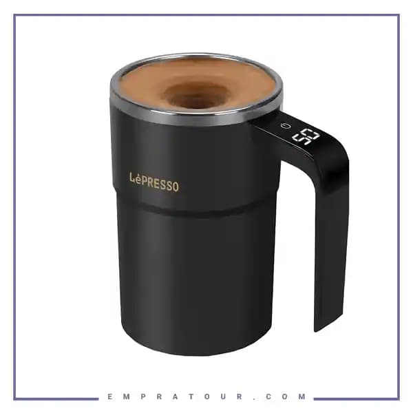 ماگ همزن مغناطیسی لپرسو LePresso Stirmagic Auto Stirring Mug LPCFFM0018