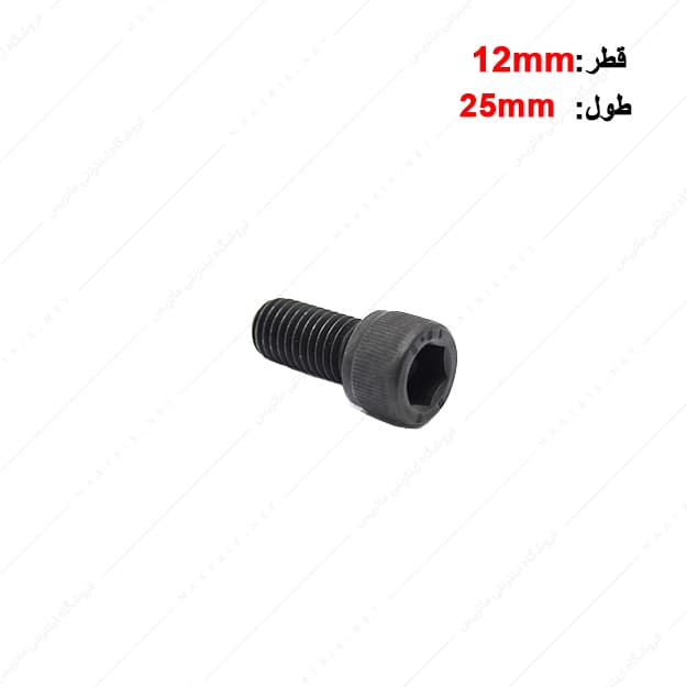 پیچ آلن قطر 12 طول 25 میلی متر