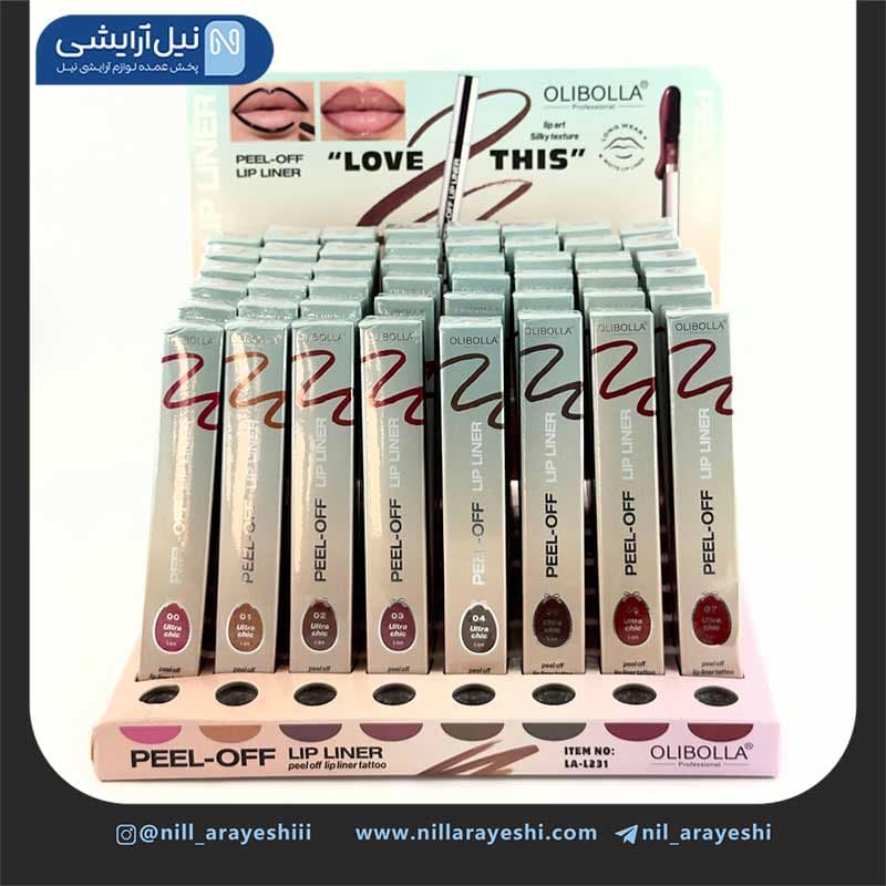 خط لب پیل آف اولی بولا کد LA - l231