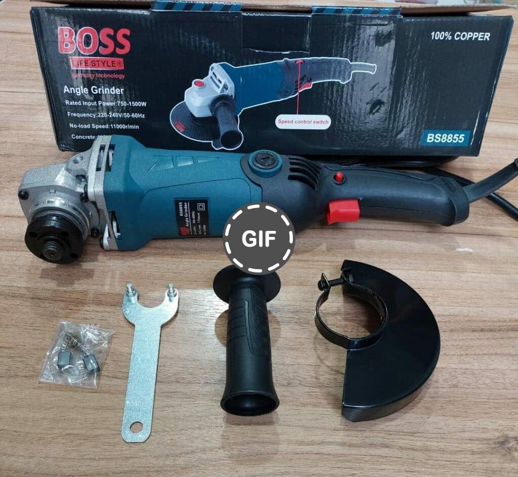 مینی فرز دیمردار دسته بلند باس مدل BS8855