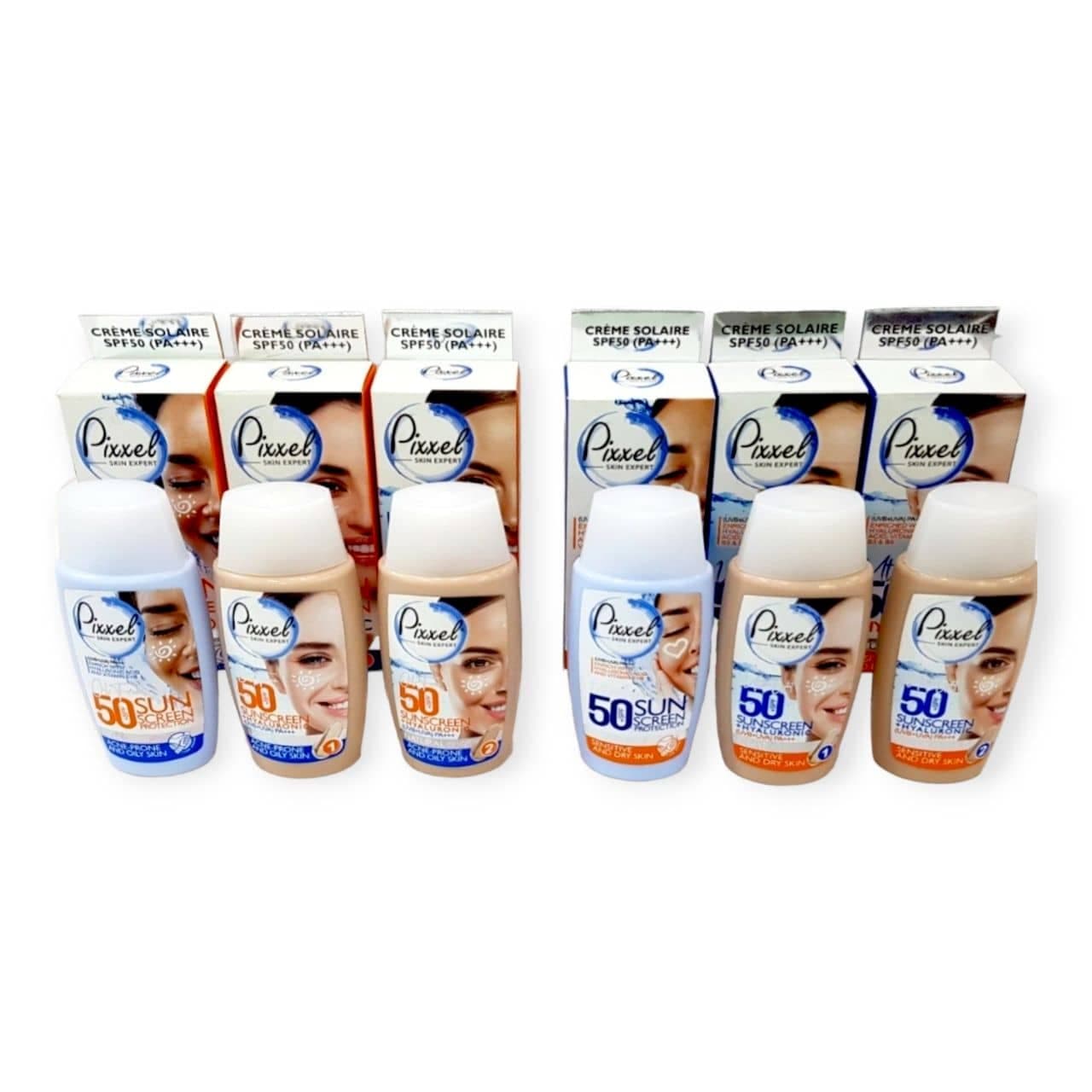 کرم ضدآفتاب پیکسل PIXXEL مدل چرب و خشک SPF50 حجم 50 میلی لیتر
