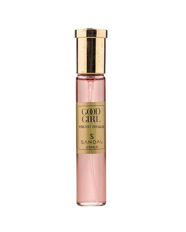 عطر جیبی زنانه صندل Sandal مدل گود گرل ولوت فتال Good Girl Velvet Fatale حجم 25ml