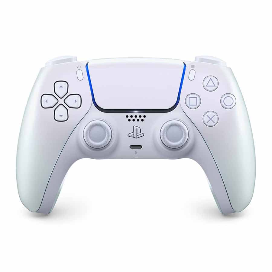 دسته بازی بیسیم سونی مدل PlayStation 5 DualSense Chroma Pearl White