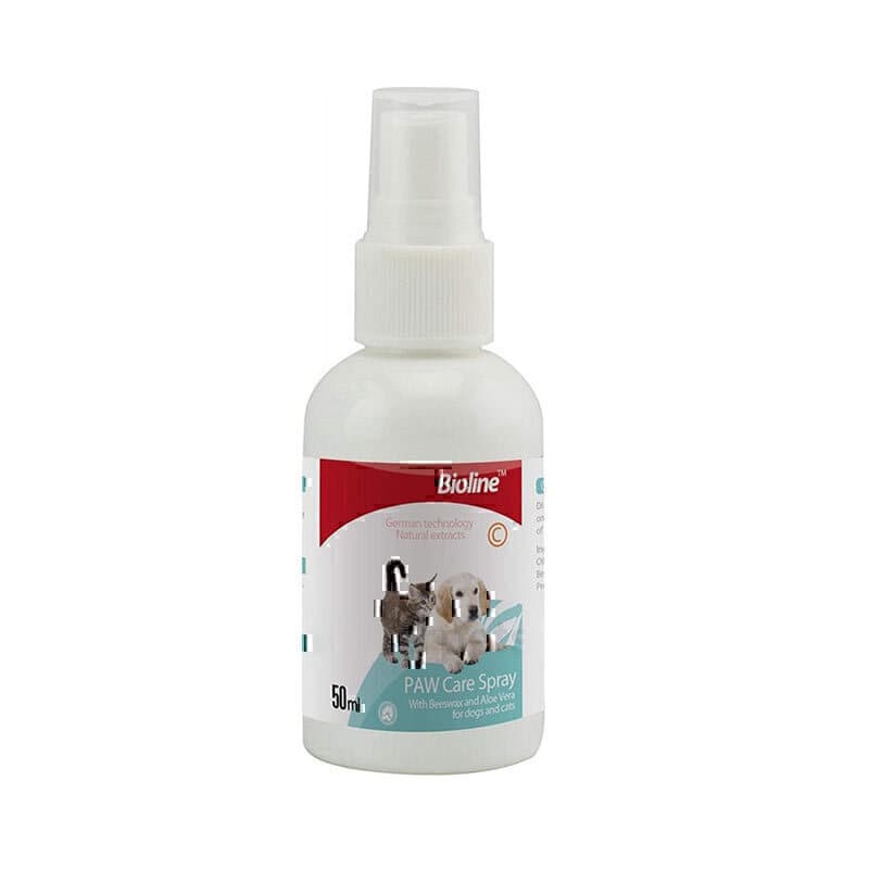 اسپری مراقبت از پنجه سگ و گربه بایولاین Bioline Paw Care Spray حجم 50 میلیلیتر