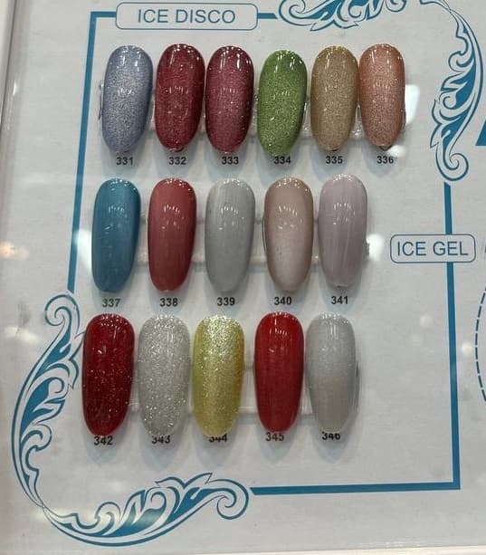 لاک ژل آیس دیسکو ناخن ژلیش 10 میل کد 331 تا 346 آرتی Arti