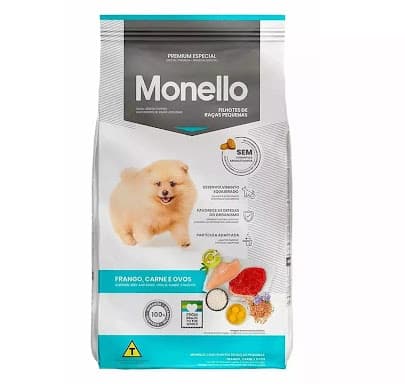 غذای خشک توله سگ مونلو مدل mini puppy وزن 1 کیلوگرم