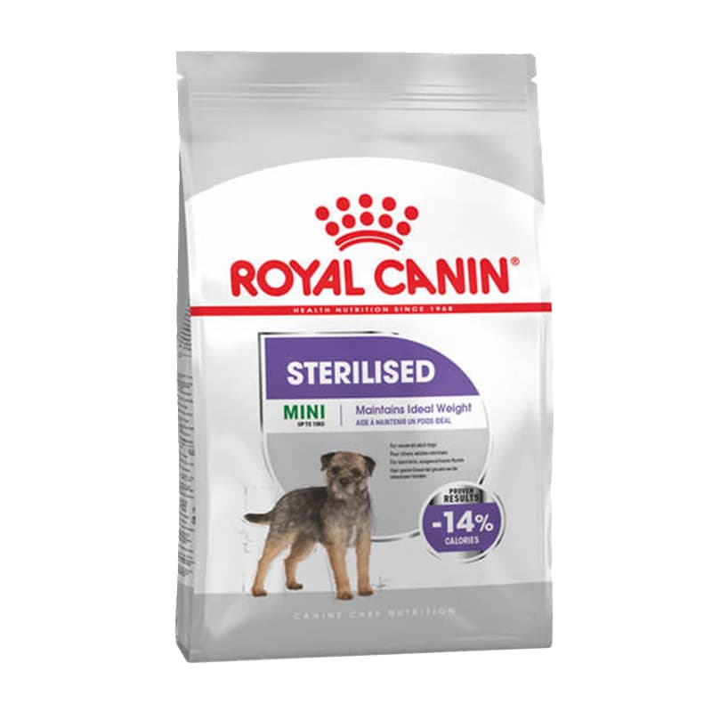 غذای خشک سگ عقیم شده نژاد کوچک رویال کنین Royal Canin Mini Sterilised وزن 3 کیلوگرم