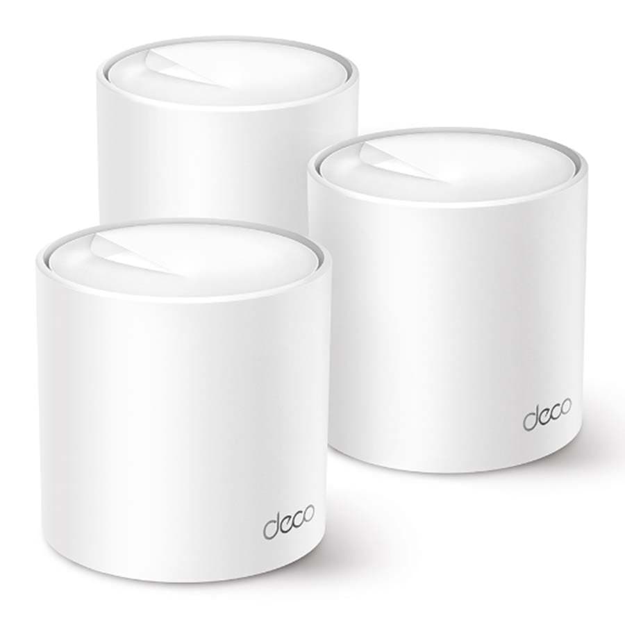 روتر و اکسس پوينت بیسیم و دوباند گیگابیت AX3000 تی پی لینک مدل Deco X50 (3-Pack)