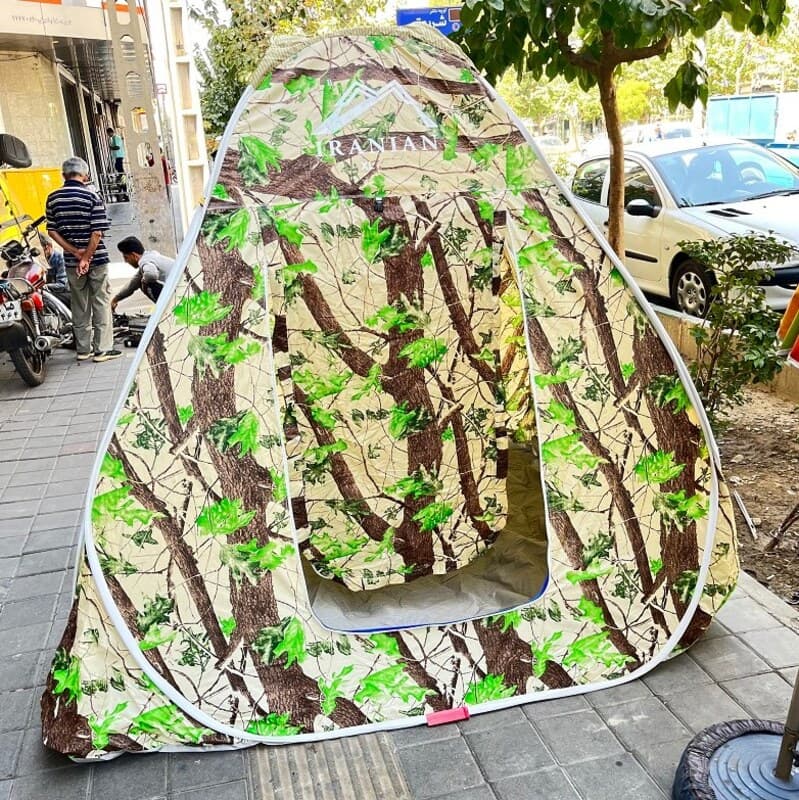 چادر مسافرتی 12 نفره جنس برنو با ارتفاع بلند و کف ضخیم و سه پنجره و رنگبندی کد8