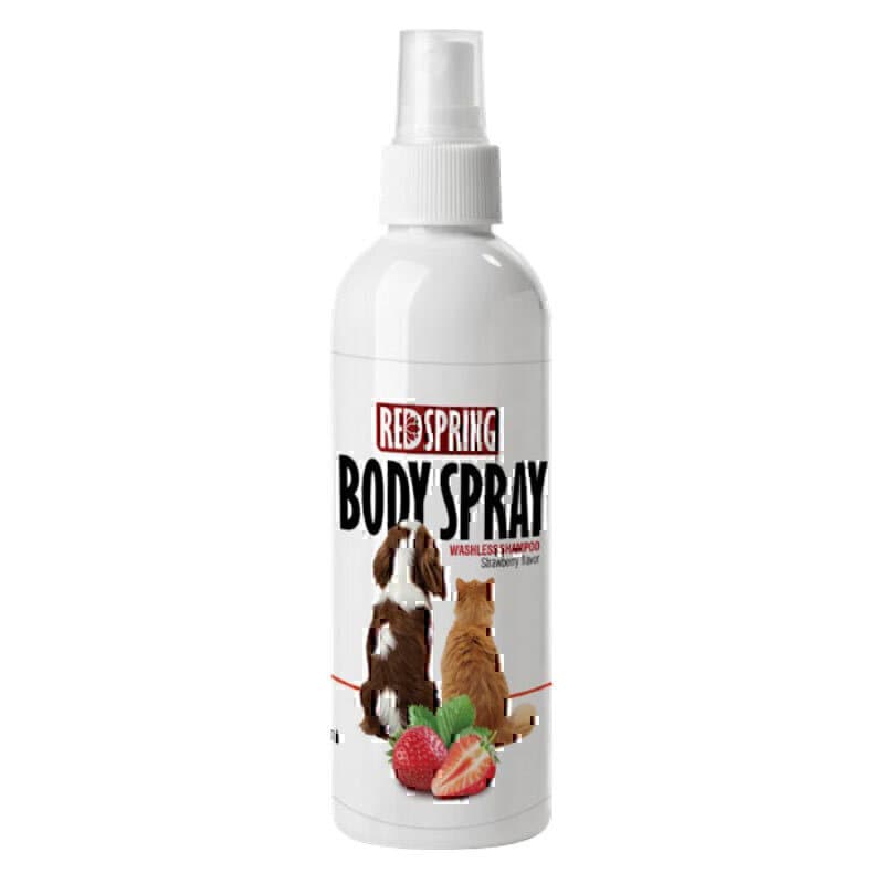 محلول ضد عفونی کننده بدن رداسپرینگ با عصاره توت فرنگی Redspring Body Spray حجم 150 میلی لیتر