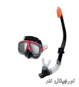 ست ماسک و اسنورکل غواصی حرفه ای نوجوان اینتکس