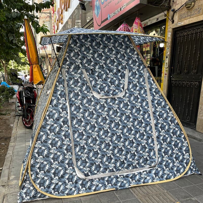 چادر مسافرتی ضد آب 8 نفره مکعبی ریپس (سقف مسطح) جنس برنو برزنتی و دومنظوره 105