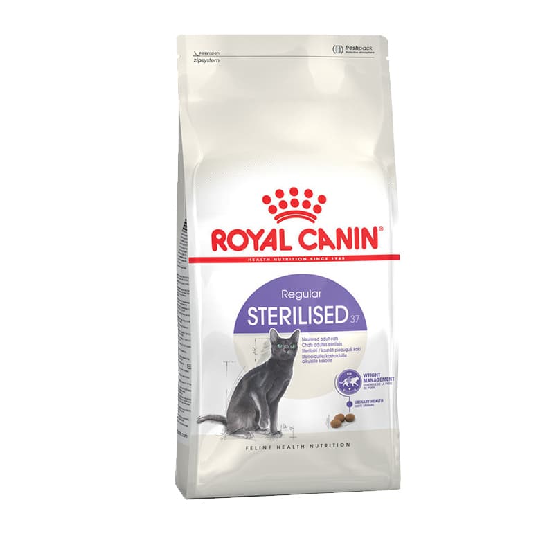 غذای خشک گربه عقیم شده رویال کنین Royal Canin Regular Sterilised وزن 2 کیلوگرم
