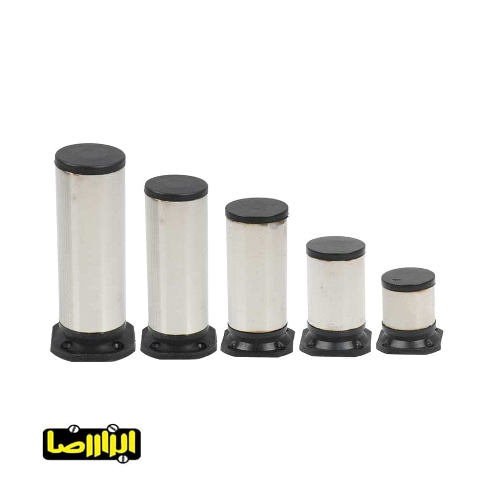بسته 140 عددی پایه کابینت استیل ری صنعت سایز 12