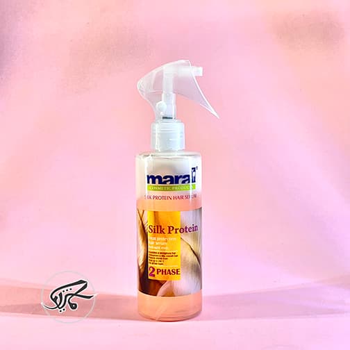 سرم موی دوفاز مارال (حاوی پرتئین ابریشم وعصاره رز ماری) Maral Silk Protein