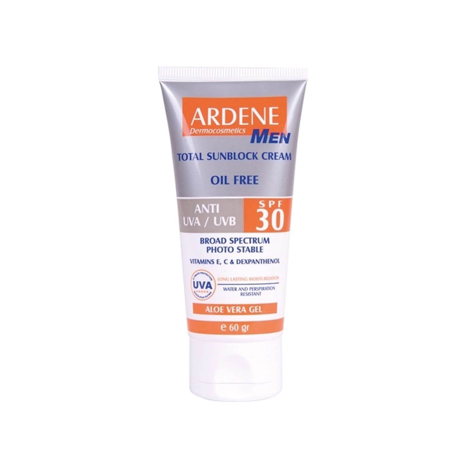 کرم ضد آفتاب آقایان آردن مدل Oil Free SPF 30 مناسب انواع پوست وزن 60 گرم
