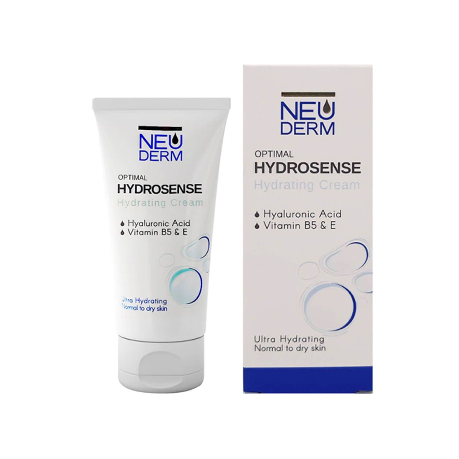 کرم مرطوب کننده دست و صورت نئودرم Neuderm مدل اپتیمال هیدروسنس 50ml