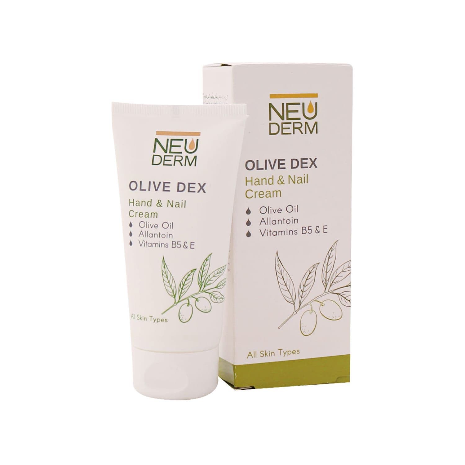 کرم دست و ناخن Neuderm حاوی روغن زیتون حجم 50ml