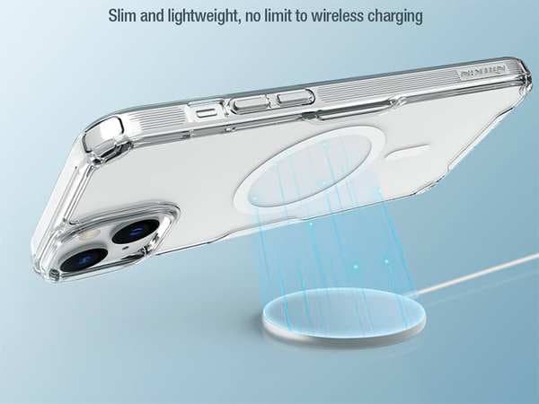 قاب محافظ ژله ای مگنتی آیفون 15 نیلکین Nillkin Nature TPU Pro Magnetic case for Apple iPhone 15