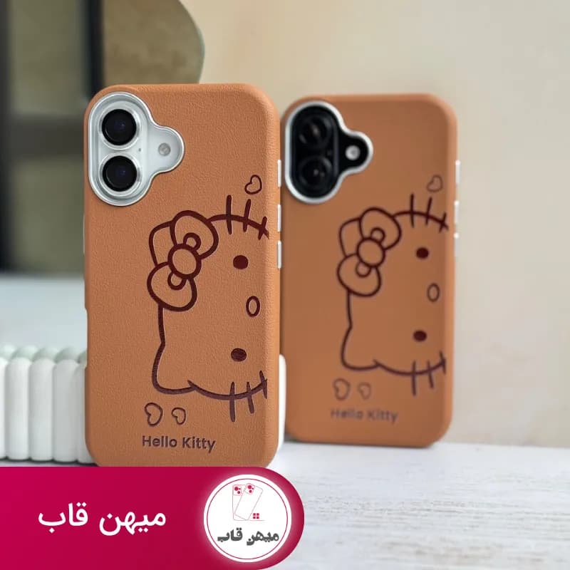 قاب گوشی آیفون هلو کیتی چرمی - کد (۷۵۸۶۰)