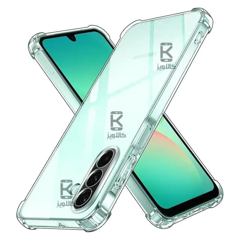 قاب ژله ای شفاف کپسول دار و محافظ لنزدار Samsung Galaxy A26