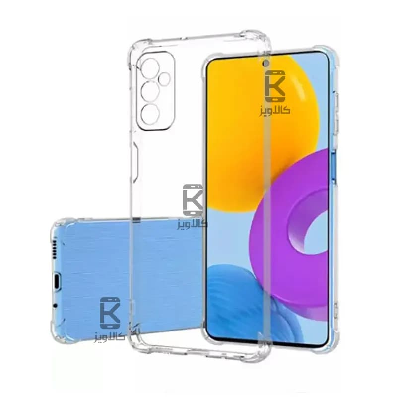 قاب ژله ای شفاف کپسول دار و محافظ لنزدار Samsung Galaxy M52