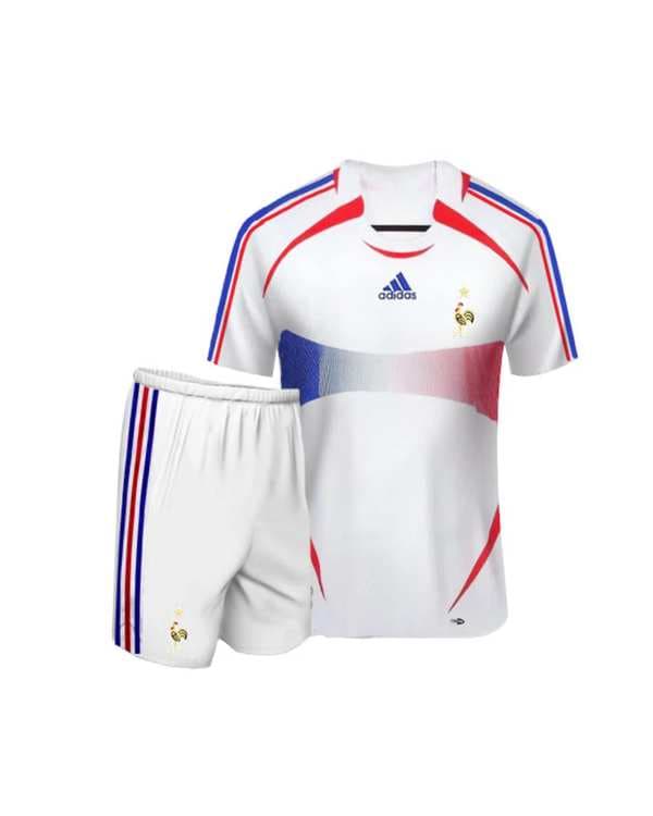 ست تی شرت و شلوارک ورزشی مردانه مدل فرانسه Away 2006