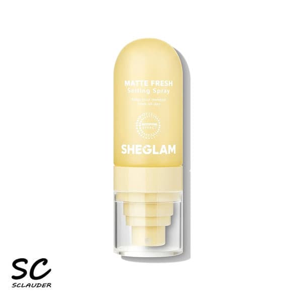 اسپری فیکساتور آرایش شیگلم Sheglam مدل مات فرش زرد Matte Fresh حجم 55 میلی لیتر